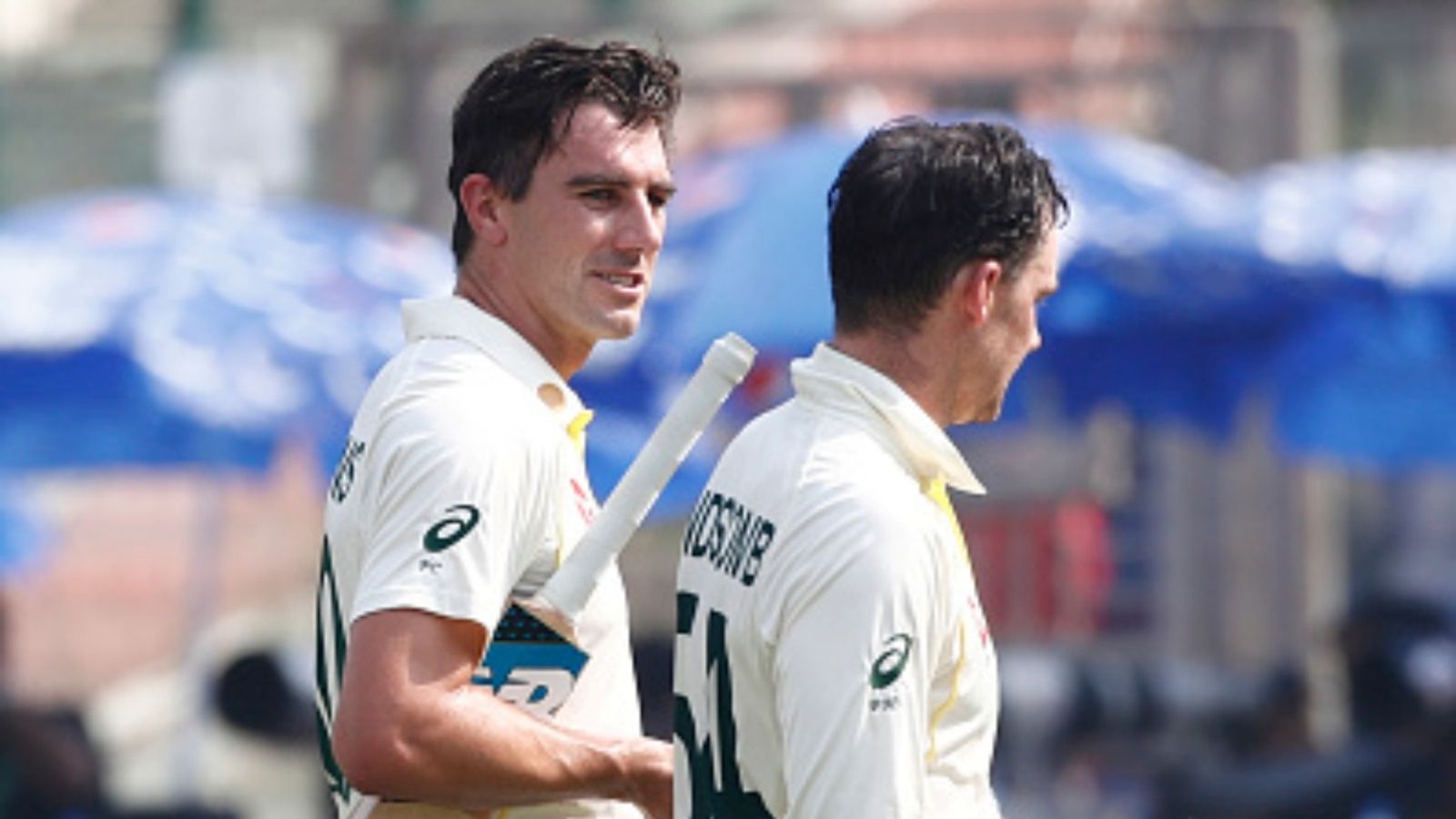 Australia A announce playing XI for 4-day game vs India A, 2 batters to audition for Labuschagne's position Pat Cummins and Peter Handscomb of Australia interact during day one of the second Test in the series against India at Arun Jaitley Stadium on February 17, 2023 in Delhi, India.
