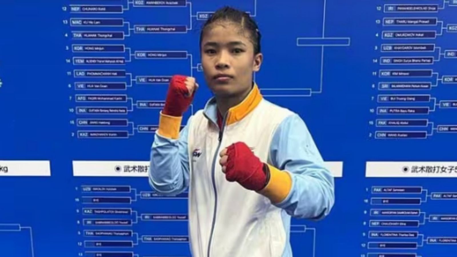 Roshibina Devi storms into Asian Games 2026 wushu final, eyes gold after bronze and silver in last 2 editions India's Wushu player Roshibina Devi.