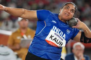 7-time national champion, 36-year-old shot putter Manpreet Kaur wins her 1st Asian Games medal with daughter in stands SportsTak