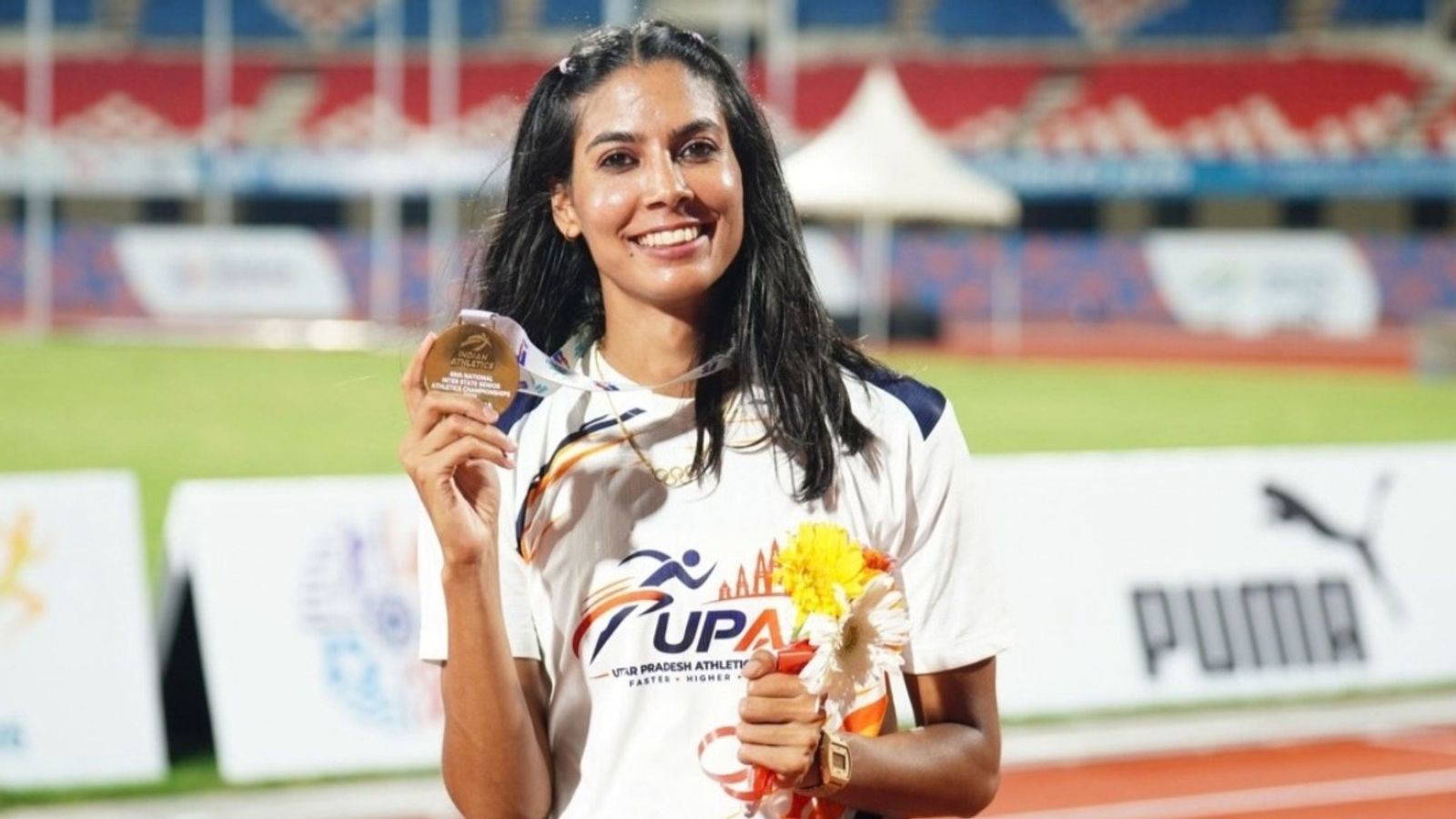 Who is Prachi Choudhary? Indian sprinter claims bronze in women’s 400m at Asian Games 2026 Prachi Choudhary in the frame (Image via Prachi Choudhary/Instagram)