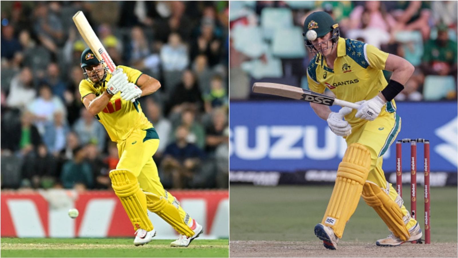 Australia make 2 changes to their One-Day squad vs India A after all-rounder suffers knee injury Australia's Aaron Hardie, Jack Edwards in action.