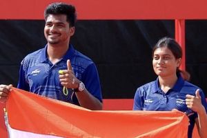 Asian Games: Indian archers win another gold, Sahil-Chikitha beat Korea in shoot-off SportsTak