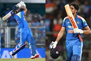 Rohit Sharma clobbers loud statement century to shut ODI World Cup debate, Shubman Gill scorches with twin tons SportsTak