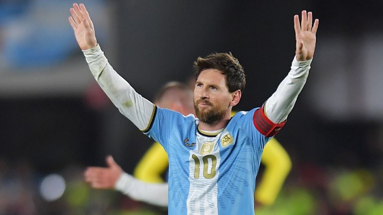 Teammates cried, play halted, time stopped as Lionel Messi's emotional speech after last match for Argentina leaves everyone heartbroken Argentine football legend Lionel Messi in this frame. (Getty)