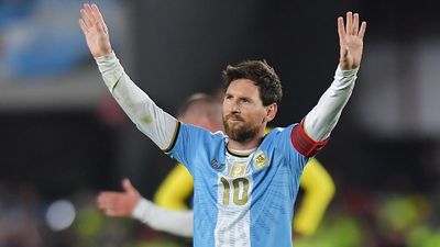 Teammates cried, play halted, time stopped as Lionel Messi's emotional speech after last match for Argentina leaves everyone heartbroken Argentine football legend Lionel Messi in this frame. (Getty)
