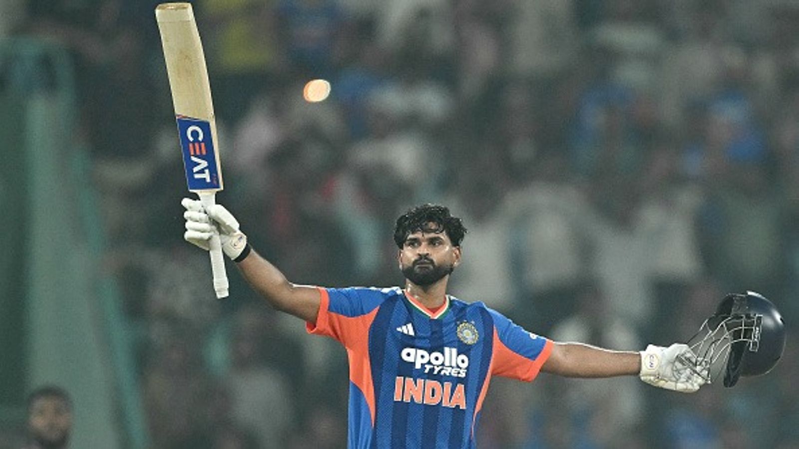 DECODED: What technical adjustment Shreyas Iyer made in his batting to tonk maiden T20I century? KKR coach reveals India's T20I captain Shreyas Iyer in this frame. (Getty)