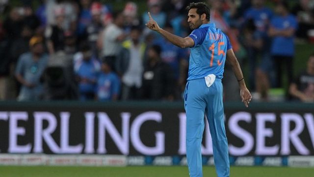 Sitanshu Kotak discloses what triggered Bhuvneshwar Kumar's India return, gives big statement on Mohammed Shami's future India's veteran pacer Bhuvneshwar Kumar in this frame. (Getty)