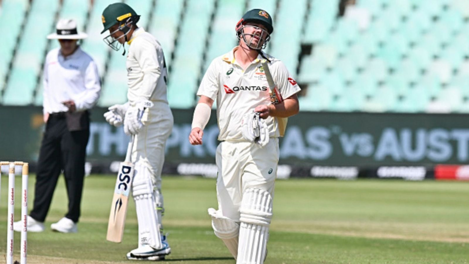 Australia and the revolving door of Test openers: Head still hoping selectors find him the one Travis Head of Australia is out after 9 runs during day 1 of the 1st Test against South Africa at Hollywoodbets Kingsmead Stadium on October 09, 2026 in Durban, South Africa.
