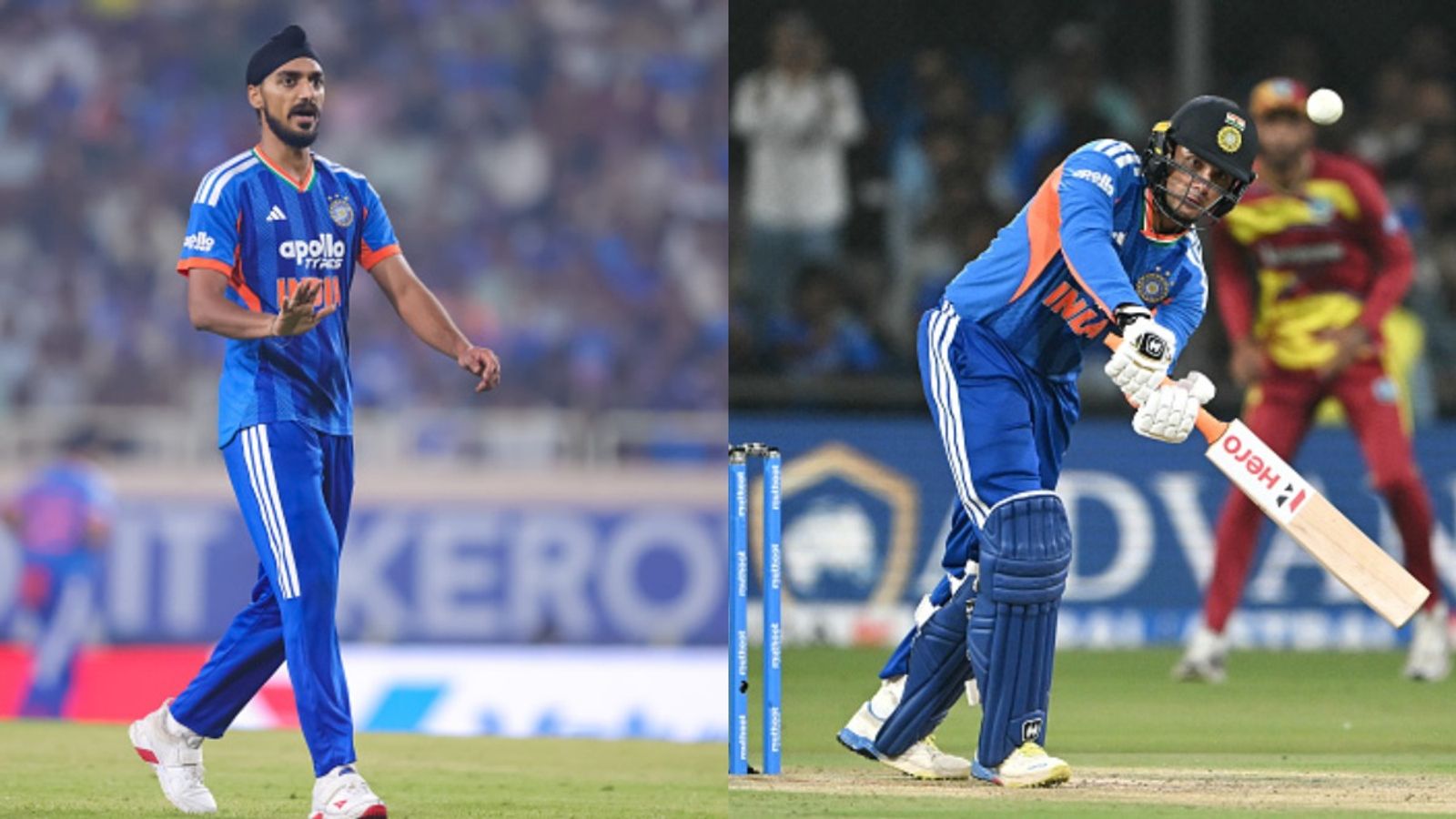 IND vs WI: Abhishek-Arshdeep power India to 14-run win over West Indies in 3rd T20I, but bowling woes continue India's Abhishek Sharma (R) and Arshdeep Singh in this frame. (Getty)