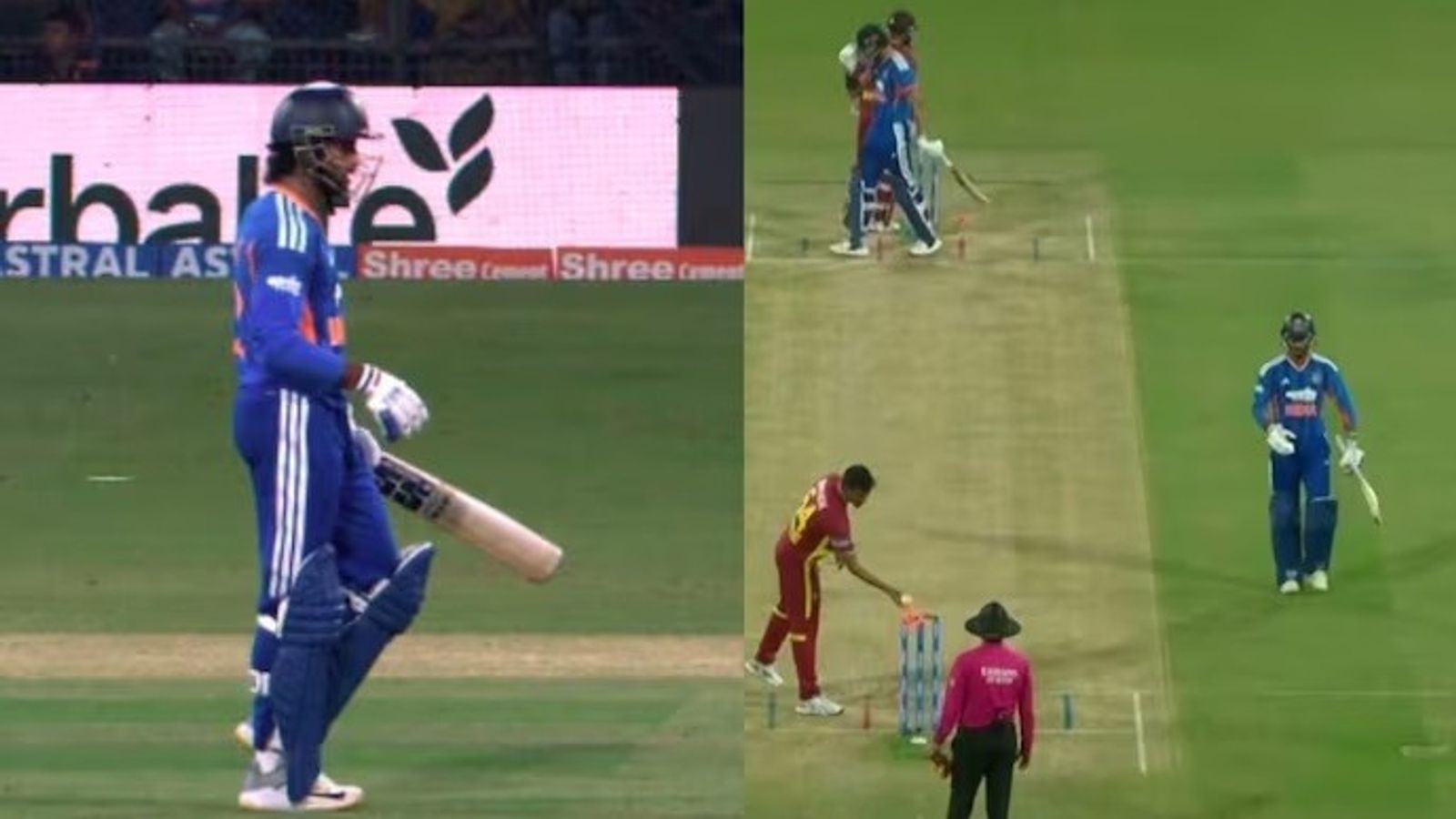 'I saw a flash...': Tilak Varma breaks silence on bizarre run out, reveals teammates were shouting 'go, go, go' तिलक वर्मा के साथ ये क्या हुआ? (PHOTO: JioHotstar screengrab)