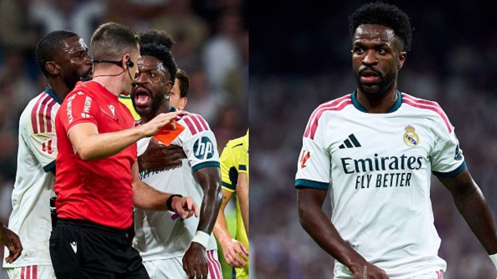 Real Madrid star banned for four games, including El Clasico vs FC Barcelona Vinicius Jr in the frame (Image via Getty)