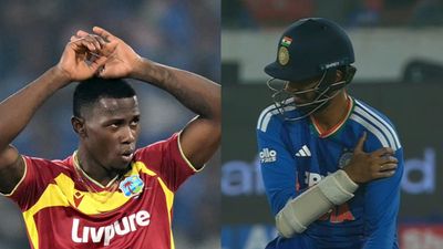 'It's not in spirit of game': Sunil Gavaskar blasts West Indies star for triggering Arshdeep Singh's injury in Hyderabad T20I West Indies' Shamar Joseph (L) and India's Arshdeep Singh in this frame. (Getty/Screenshot)