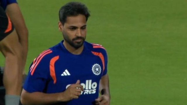 What ordeal did Bhuvneshwar Kumar pass to make India comeback in 5th T20I against West Indies, ending 1425-day exile India's veteran pacer Bhuvneshwar Kumar in this frame. (Screenshot)