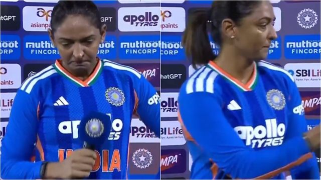 Emotional Harmanpreet Kaur fights back tears & throws mic after demolishing 41-ball 91, credits WV Raman for motivation Harmanpreet Kaur emotional after her 91-run knock in third T20I of the series against Zimbabwe in Raipur on October 20.