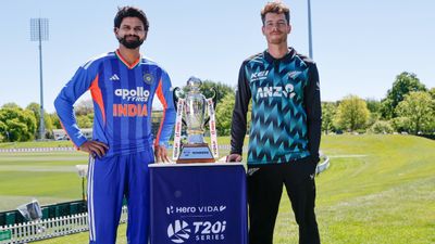 Decoding India's report card in T20I series across New Zealand tours from 2009 to 2022 India captain Shreyas Iyer (L) and New Zealand skipper Mitchell Santner in this frame. (BCCI)