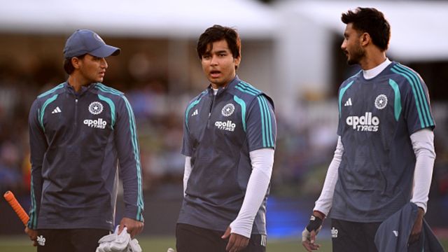 Why Karthik is against sending benched Sooryavanshi home to play Ranji Trophy during New Zealand T20Is? Vaibhav Sooryavanshi (C) of India looks on ahead of game one of the T20I series against New Zealand and India at Hagley Oval on October 22, 2026 in Christchurch, New Zealand.