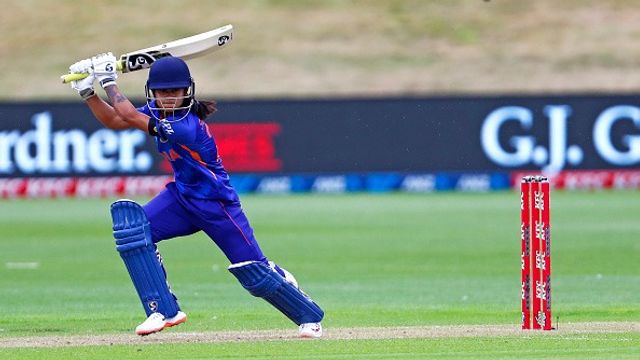 India's 30-year-old star announces sudden retirement from all forms of cricket after 4-year absence from national fold India's veteran batter Sabbhineni Meghana in this frame. (Getty)