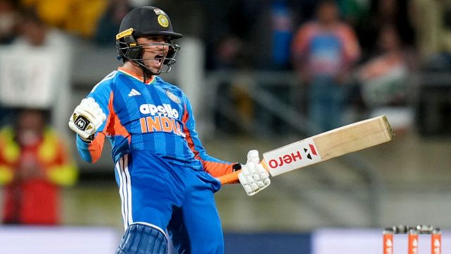 Abhishek Sharma breaks Virat Kohli’s record for most T20 tons by India batter with 113 in Wellington India's Abhishek Sharma celebrates 100 runs during the 3rd T20I against New Zealand at the Hnry Stadium in Wellington on October 27, 2026.