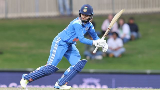 Delhi shatter towering world record by posting 262-run total, 23-yr-old cracks lightning 119 off 47 Delhi's star batter Tanisha Singh in this frame. (Screenshot)