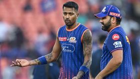 Mumbai Indians' Hardik Pandya (L) and Rohit Sharma in this frame. (Getty) Mumbai Indians' Hardik Pandya (L) and Rohit Sharma in this frame. (Getty)