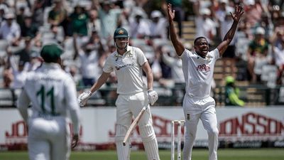 South Africa dethrone Australia to surge to No. 1 in ICC Test rankings for first time since 2016 South Africa's Kagiso Rabada (R) reacts as he unsuccessfully appeals for the wicket of Australia's Cameron Green in this frame. (Getty)