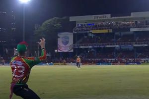 Glenn Phillips takes yet another STUNNING catch in CPL - leaves even himself in disbelief! SportsTak