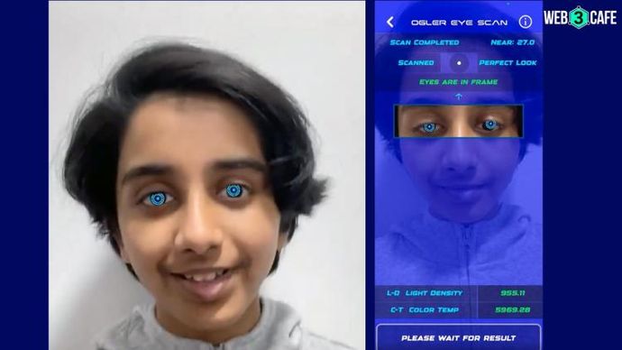 A young girl developed AI software to detect eye disorders