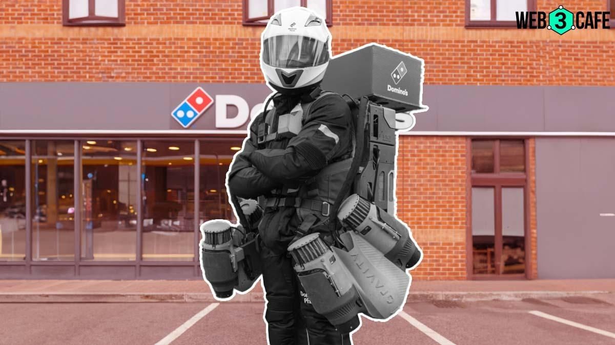 Domino's Pizza are now delivering pizzas with jetpacks