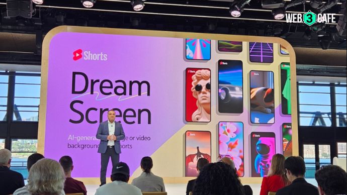 YouTube Ai generative editing tool 'Dream Screen' (Source VidIQ)