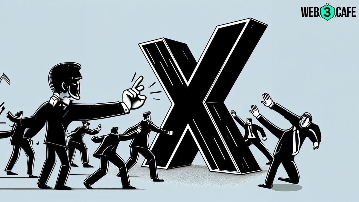 X accused of unlabeled ads 