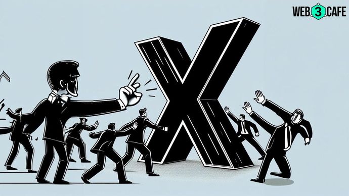 X accused of unlabeled ads