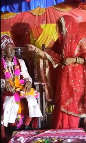 शादी स्टेज पर बुड्ढे दूल्हे को देख गुस्साई नई नवेली दुल्हन का सामने आया ये असली सच