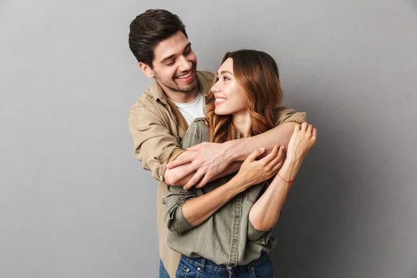 depositphotos 212072892 stock photo portrait happy young couple hugging