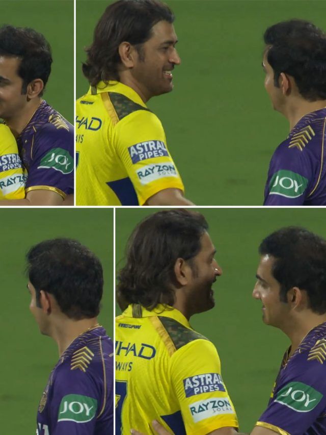 નારાજગી ખતમ? Dhoni-Gambhir નો મેચ બાદનો Video વાયરલ