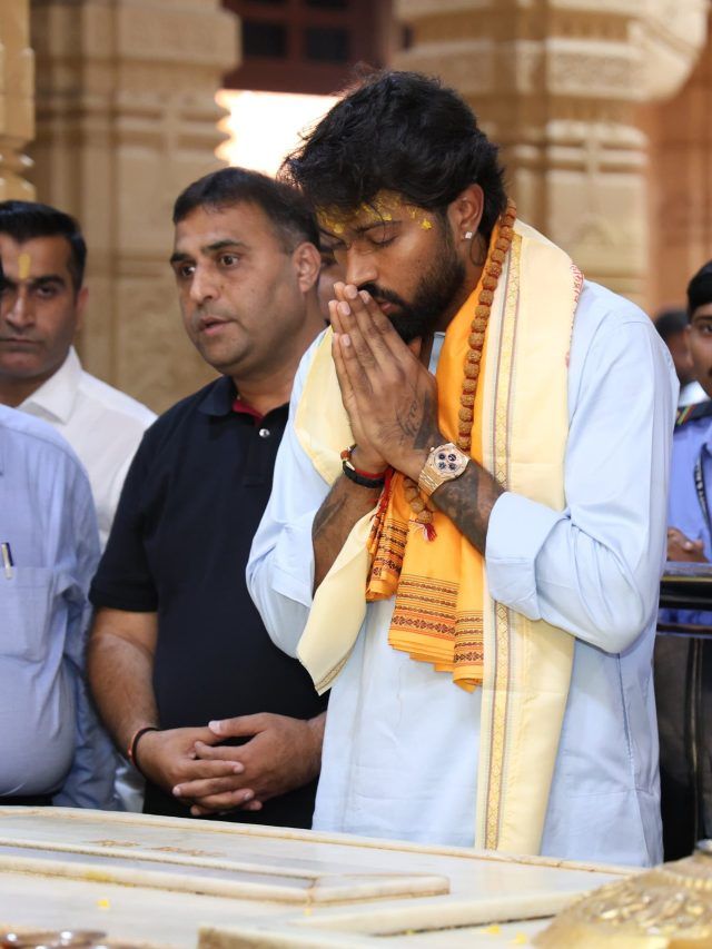 Somnath મહાદેવના શરણે પહોંચ્યો Hardik Pandya, ટીમની જીત માટે કરી પ્રાર્થના!