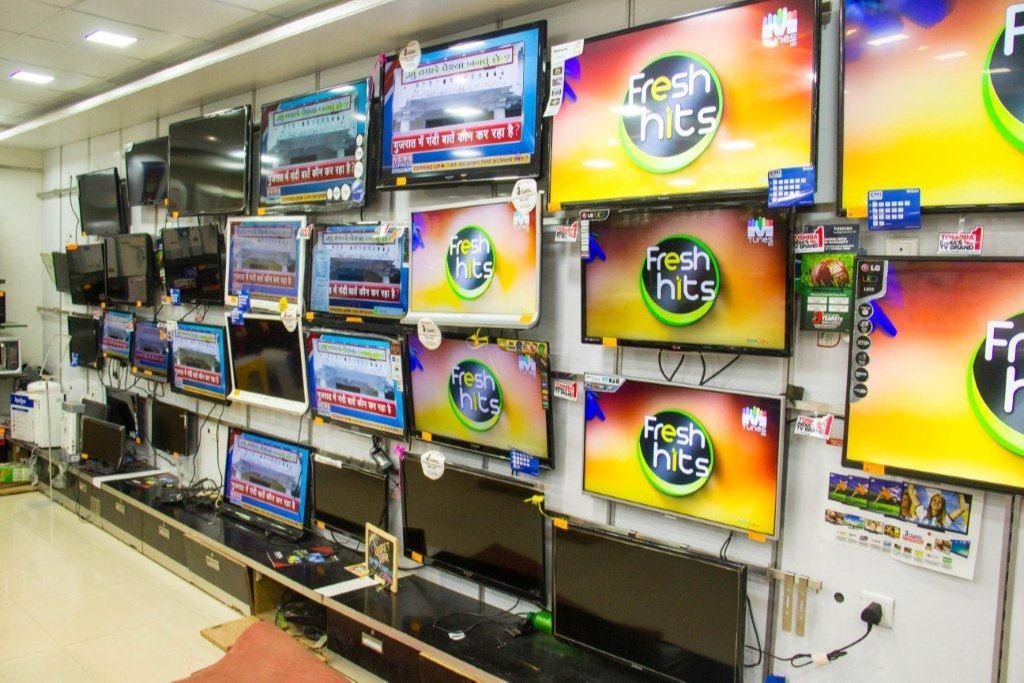 led tv display racks