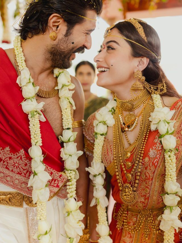 Rashmika Mandanna - Vijay Deverakonda's traditional wedding looks