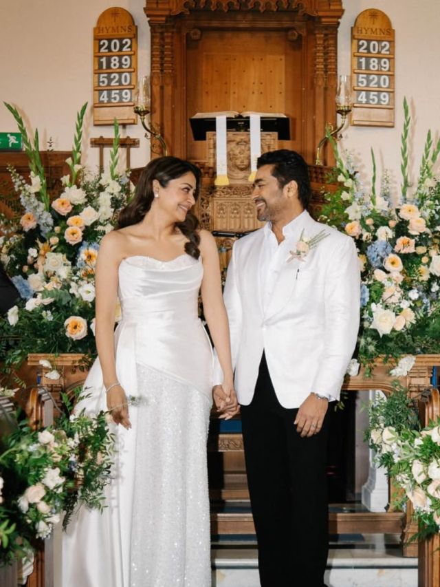 Jyotika and Suriya's 20th anniversary vow renewal in Scotland