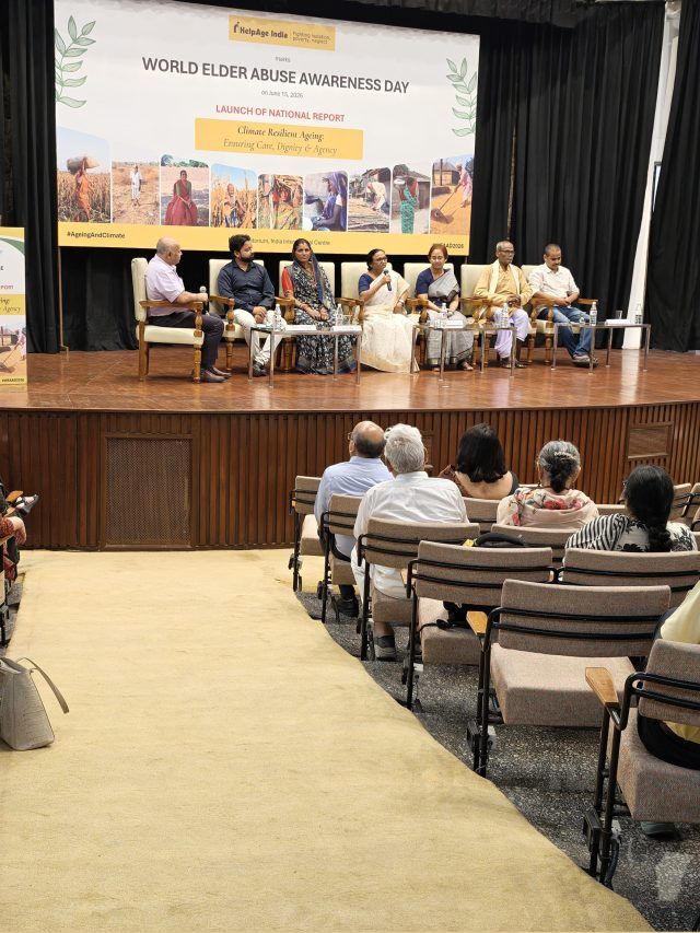 बुजुर्गों पर होने वाले जलवायु खतरों पर HelpAge India की रिपोर्ट