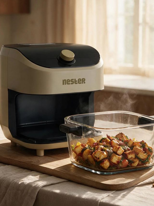 Nester का SteamLock टेक्नोलॉजी  वाला Glass Air Fryer लॉन्च