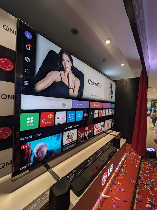LG ने भारत में लॉन्च किया 115 इंच का विशालकाय QNED evo AI टीवी