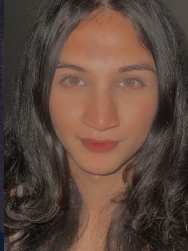 Woman with beauty products