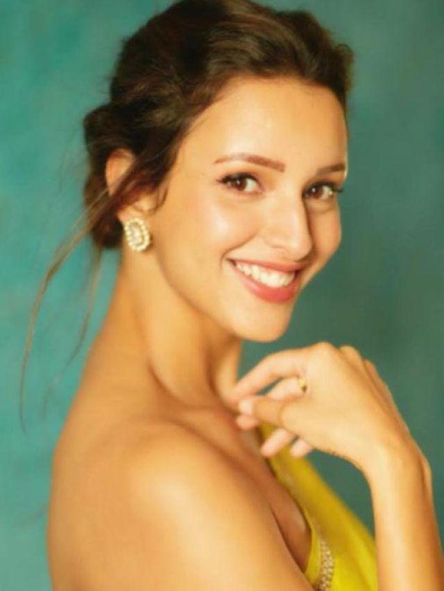 Woman with beauty products