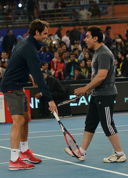Aamir Khan, Roger Federer