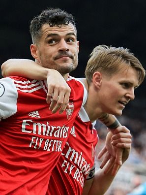 Martin Odegaard and Cesc Fabregas have similar stats in their first season as Arsenal skippers!