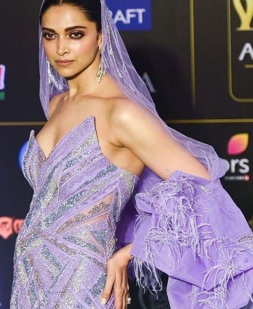 deepika purple dress Gorgeousness
