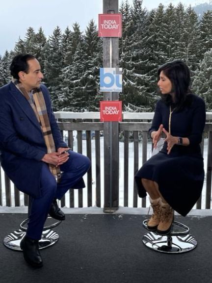 Business Today's Davos Brainstorm: IMF's Gita Gopinath is optimistic on Indian economy's future