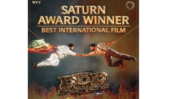 RRR saturn award winner poster