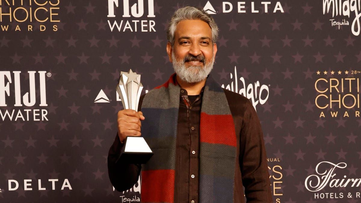 SS Rajamouli at Critics Choice Awards