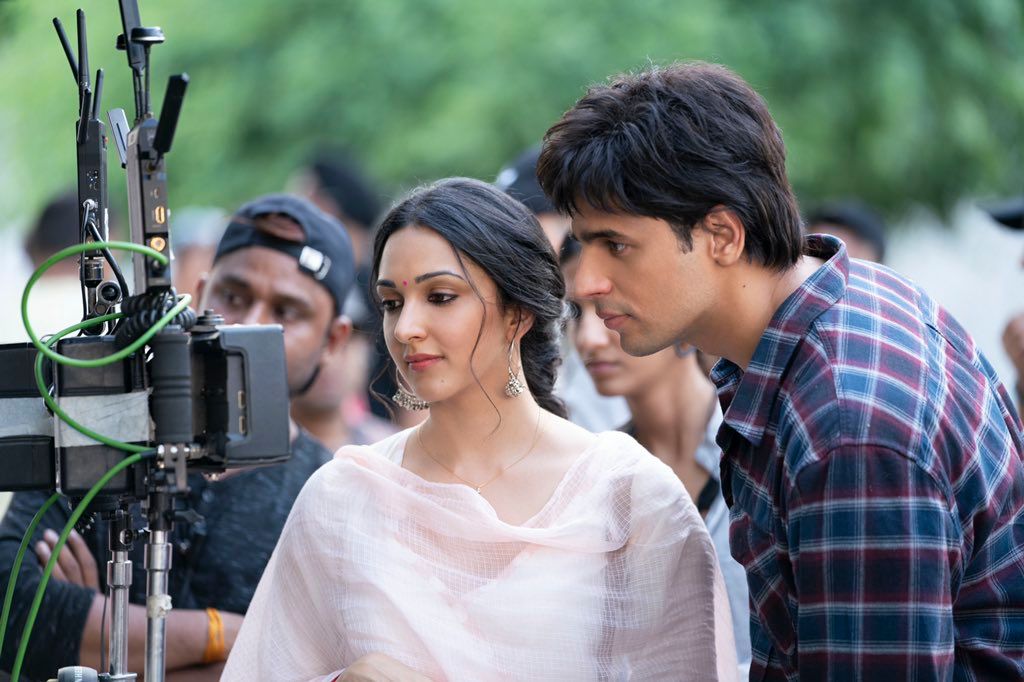 Sidharth Malhotra and Kiara Advani on Shershaah set